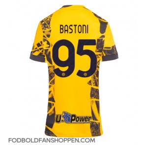 Inter Milan Alessandro Bastoni #95 Tredjetrøje Dame 2024-25 Kortærmet